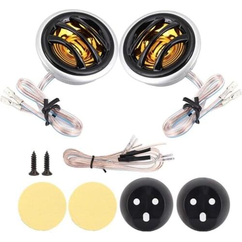 Car Audio Speaker 2 Pieces 12 V Car Mini Super Power Loud Dome Audio Stereo Speaker Tweeter Speaker Horn