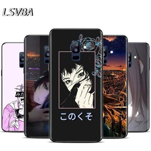 Japanese Anime Aesthetic For Samsung Galaxy A9 A8S A8 A7 A6S A6 A5 A3 A750 Plus 2018 2017 2016 Star Phone Case