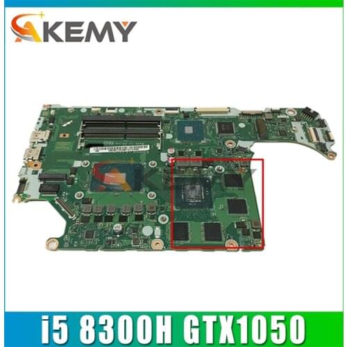 For ACER AN515-52 AN515 Laptop motherboard DH5VF LA-F952P CPU i5 8300H 4G-GPU GTX1050 RAM DDR4 Test OK Mainboard