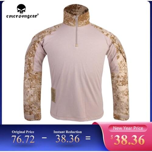 EMERSONGEAR Tactical G3 Combat T-shirt Camouflage Multicam Hunting Airsoft Traning Sport Hiking Shooting Outdoor Man Shirt