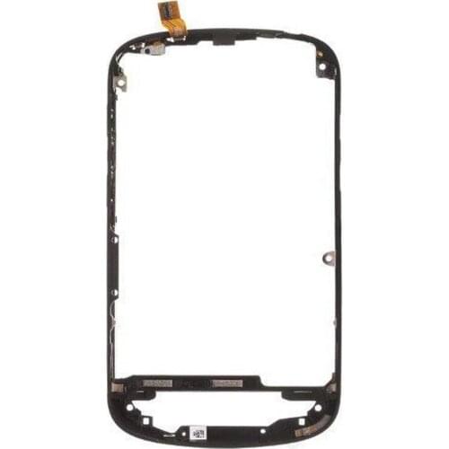 For BlackBerry Q10 White/Black Color Middle Bezel Frame Housing With Side Key Flex Cable