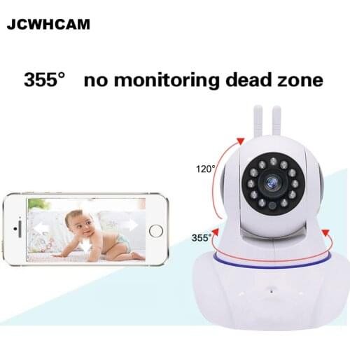 JCWHCAM 720P Double Three Antenna Wireless YOOSEE IP Camera Night Vision IR Security Support IOS android Remote Control View