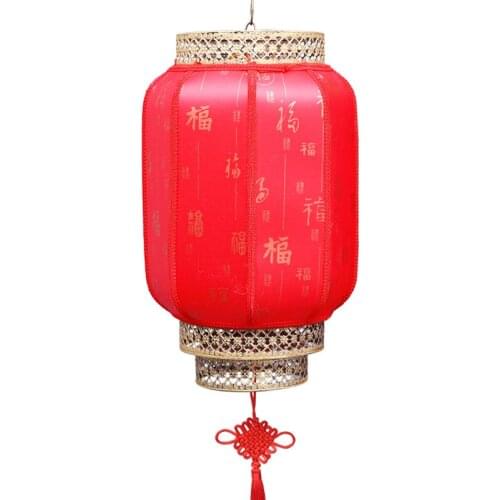 Chinese Style Waterproof and Sun Protection Outdoor Sheepskin Tome Lamp Chandelier Advertising Decoration Lantern decor