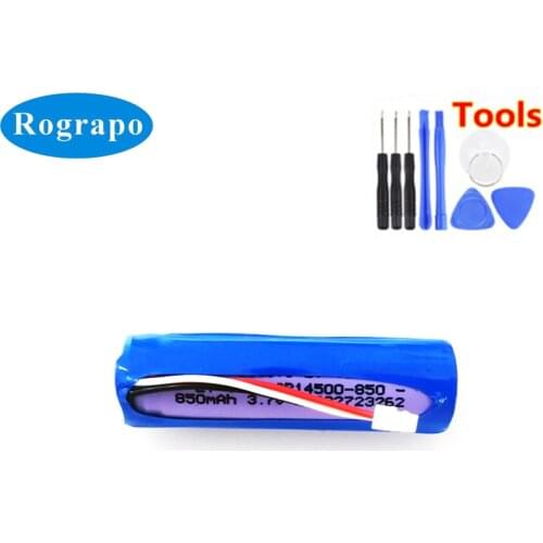 New Li-ion Replacement Battery For 70mai T01 Tire Pressure Monitor HMC1450 Accumulator 3.7V 800mAh 3 Wires Plug 14*50mm+tools