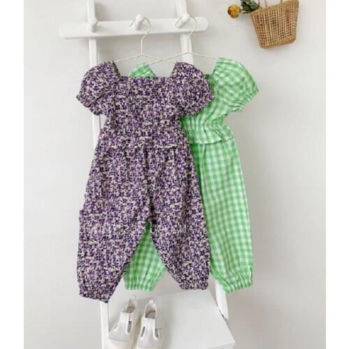 2021 Spring Autumn Girls Fashion 2pcs Suit Baby Kids Children Clothing Set Including Top+pant