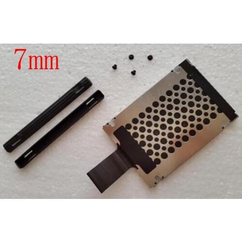 New for Lenovo for ThinkPad X220 X230 X220T X230T T420S T430S Hard Drive Disk HDD Caddy Cover + Rubber Rails + Screws 7MM