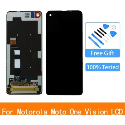 Original LCD Screen For Moto One Vision LCD Display For P50 XT1970XT1970-2, XT1970-3 Display LCD Screen Touch Digitizer Assembly