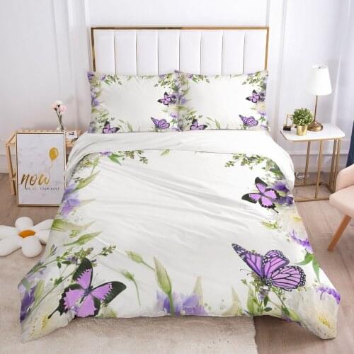 3D Flower Design Duvet Cover Set Bedding Sets Quilt Covers and Pillow cases King Queen Full Twin Size Bed Linen
