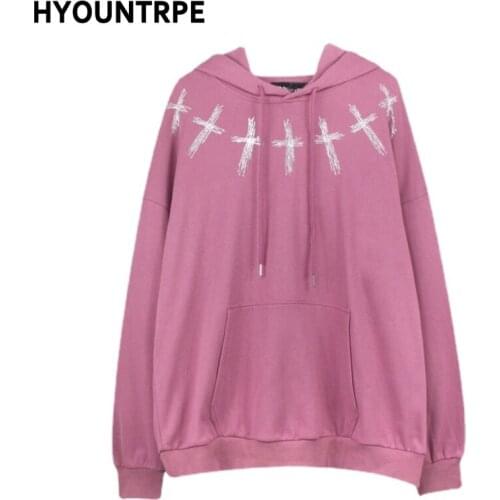 Hip Hop Hooded Pullovers Mens Tops Loose New Long Sleeve Autumn Casual Harajuku Streetwear Loose Hooded Sweatshirts Tops Hoodies