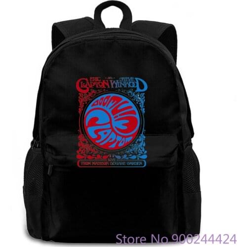 Pekivide Eric Clapton & Steve Winwood Live from Madison Square Garden Trend Natural 's women men backpack laptop travel