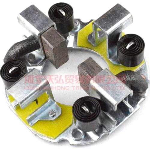 Agricultural vehicle truck tractor four-cylinder starter motor carbon brush holder assembly