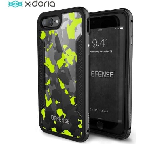 X-Doria Defense Shield Case For iPhone 7 8 Plus Military Grade Drop Protective Phone Case For iPhone 7 8 Plus Aluminum Cover