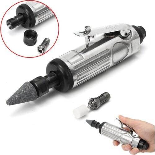 1/4 + 1/8 Inch Air Compressor Die Grinder Kit 3/6mm Shank Mounted Stones Grinding Polishing Engraving Tools Set Pneumatic Tools
