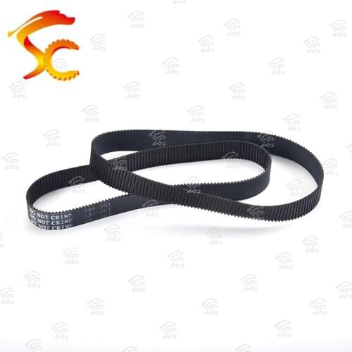 10PCS GT2-336 band closed-loop rubber GT2-336-6/10timing belt Teeth168Length336mm wide 6mm/10mm12mm15mm 3d printer belt wheelGT