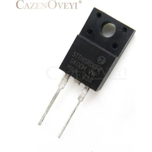 10pcs/lot STTH15R06FP STTH15R06 TO-220F-2 600V 15A In Stock