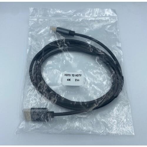 100pcs High Speed 2M V2.0 HDMI Cable 4K Male to Male 3D 1080P HD for Monitor Computer TV for PS3/4 Projector HDTV