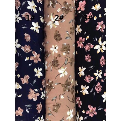 145cm width paris pearl fabric big flowers pattern for summer women clothes and DIY Hair Accessory CH-7512