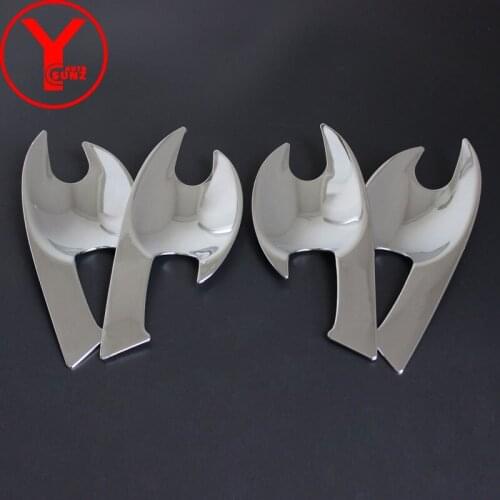 2015-2017 door handle insert For Mazda 3 Axela sedan 2015 2016 2017 ABS door handle bowl Frame cover accessories chrome YCSUNZ