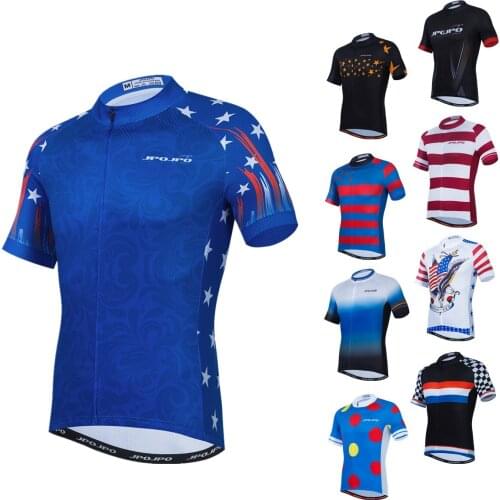 2021 Summer Men Cycling Pro Jersey MTB Uniform Mountain Bike Clothing Quick Dry MTB Breathable Short Sleeve Bicycle Clothi