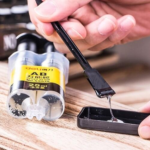 25ML AB Glue Iron Stainless Steel Aluminium Alloy Glass Plastic Wood Ceramic Marble Strong Quick-drying Adhesive Epoxy Epoxies