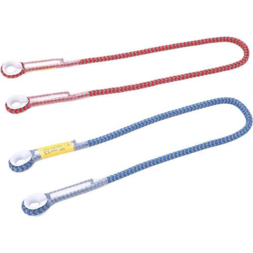 80cm Prusik Cord Loop Outdoor Rock Climbing Rescue Lanyard Protective Eye-to-eye Pre-Sewn Rope Sling Loop Rappelling Caving Rope