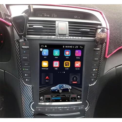 2din Android Car radio multimedia player car autoradio stereo receiver For Honda acura TL 2008 GPS navigation vertical screen