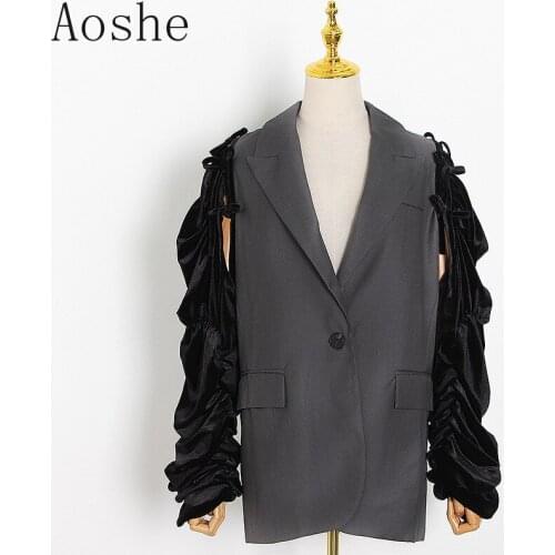 Женские деловые пиджаки Aoshe China At AliExpress