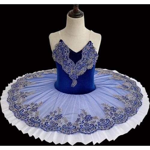 Professional ballet tutu kids child girls White flowers ballet dress for girls kids child ballerina dress kids dance costume
