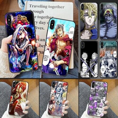 Record of Ragnarok Anime Phone Case Cover Hull For iphone 5 5s se 2 6 6s 7 8 12 mini plus X XS XR 11 PRO MAX black 3D waterproof