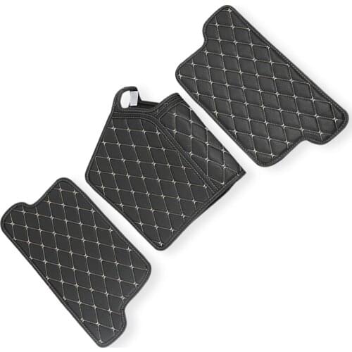 Childrens Kick mat Interior Refit Armrest box Rear seat Kick-proof mat For Hyundai Tucson 2015 2016 2017 2018 Car-covers