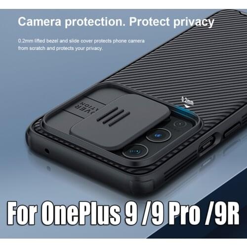 For OnePlus 9 Pro Case NILLKIN CamShield Pro Slide Camera Cover For OnePlus 9 Phone Cover For OnePlus 9R Lens Protection Casing