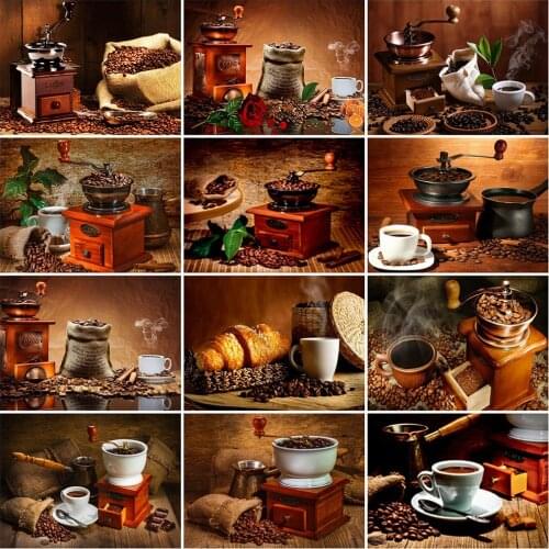 Evershine 5D DIY Full Square Round Diamond Painting Coffee Diamond Embroidery Landscape Cross Stitch Mosaic Rhinestone Art