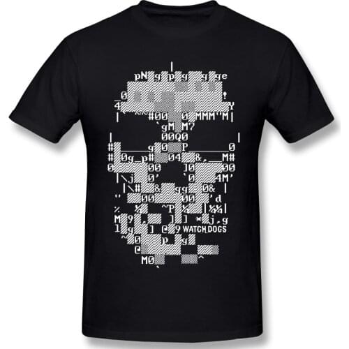 Dedsec Skull Bug Logo Hacker Cool Watch Dogs Games T Shirt Plus Size Cotton Short Sleeve Custom Tshirt