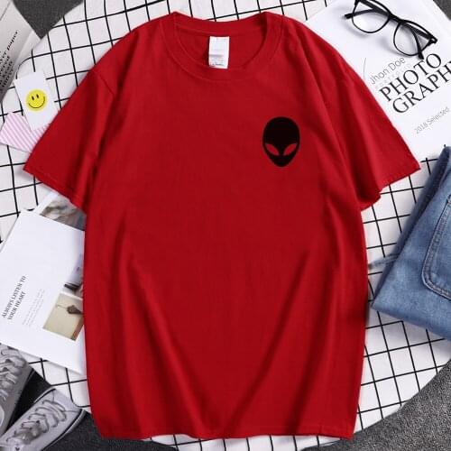 Black Alien Mask Cool Prints Tshirts Oversized Brand Clothes Fashion Comfortable Man T Shirts Summer Breathable T-Shirts Male
