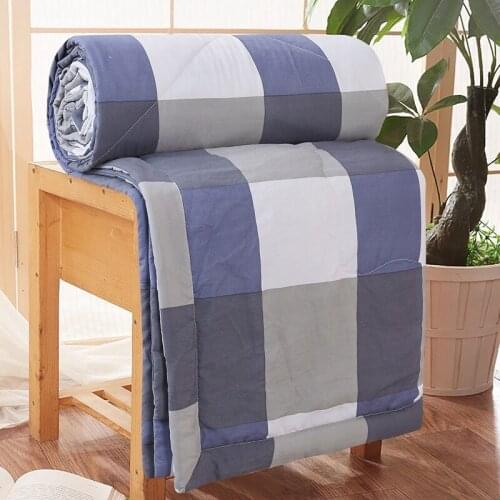 2021 Washed Cotton Summer Cool Quilt Summer Quilt Gift Quilt Without Printing Simple Air-Conditioning Quilt