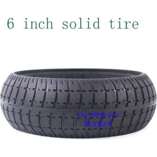 Hot Sale New 6 Inch Solid Tire with Good Quality for Hoverboard Self Balancing Electric Scooter Spare Parts