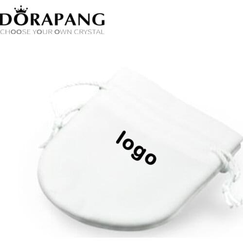 NEW Genuine Fashion Charm velvet bag crystal For bracelet velvet bag Women Original Jewelry birthday Gift factory Wholesale