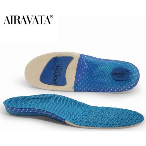 Cuttable Silicone Shoe Insoles Free Size Men Women Orthotic Arch Support Sport Shoe Pad Soft Running Insert Cushion