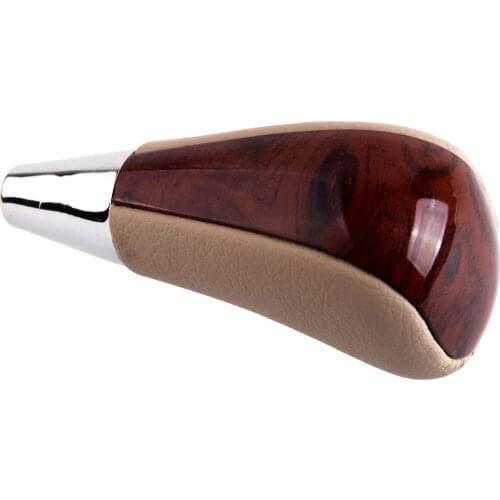 Peach Wood Grain Gear Shift Knob Fit For Lexus ES300 ES330 ES350 GS300 GS350 Toyota Corolla Camry RAV4 Tundra Sequoia Fortuner