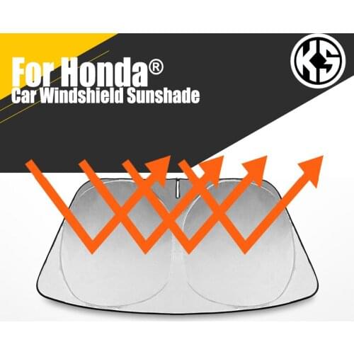Car Heated Windshield Sunshade For Honda CRIDER CRV Civic INSPIRE Accord Window Windscreen Cover Auto Sun Visor Solar Protection