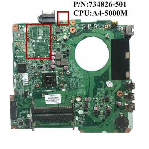 SZWXZY For HP 15-N Laptop Motherboard With A4-5000M DDR3 734826-501 DA0U93MB6D1 100% Tested