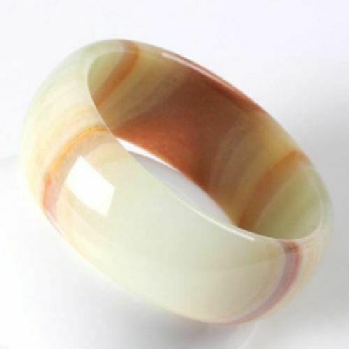 Women Jade Bracelet Bangle Natural Real Jade Jewelry Fashion Charm Summer White