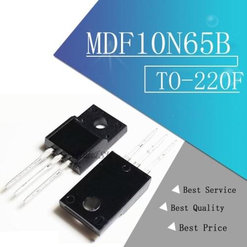 10pcs/lot MDF10N65B 10N65 TO-220F
