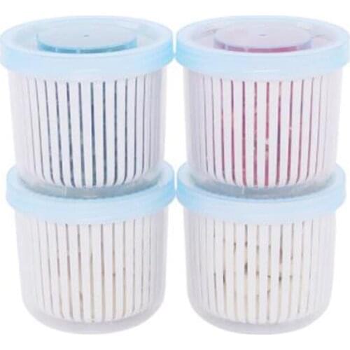 HOT 10Pcs Kitchen Plastic Storage Box Refrigerator Fruit Vegetable Drain Crisper Kitchen Storage Containers With Lid