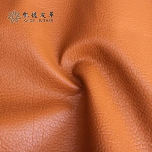 100cm*138cm PU Lychee Pattern Leather Available Back Glue Processing Sofa Patch Soft Bag Car Interior DIY Self-adhesive Leather