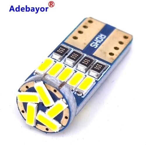 20pcs T10 W5W 4014 Led WY5W 15 SMD 194 LED Super Bright Car Interior Light Clearance Side Marker Auto Lamp 12V