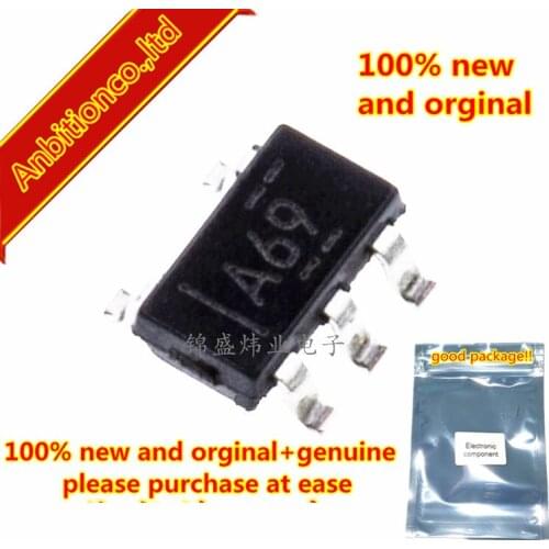 5pcs 100% new and orginal INA169NA silk-screen A69 SOT23-5 in stock