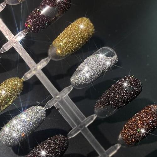 6 Colors Glitter Powder For Nails, Make Up Glitter Sparkling Decoration For