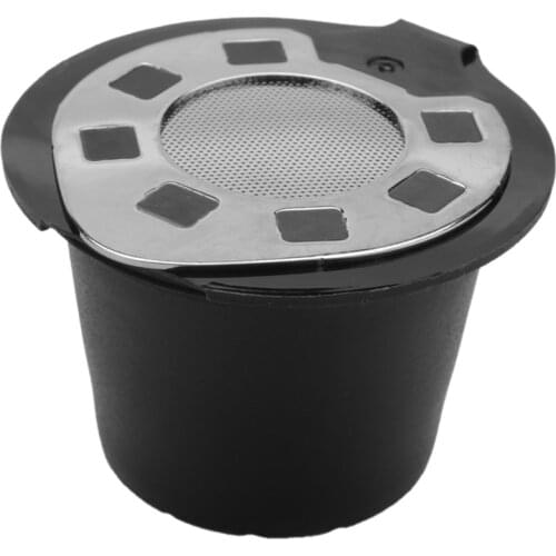 6 Pcs Reusable Refillable Refill Coffee Capsule Pod Filter Baskets Compatible with Nespresso Machines Brewer Maker