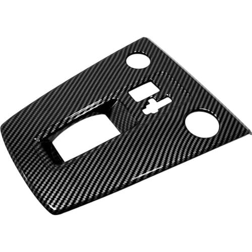 AU04 -Carbon Fiber ABS Center Console Gear Shift Panel Frame Cover Trim for A3L A3 8Y 2021 LHD Car Interior Accessories